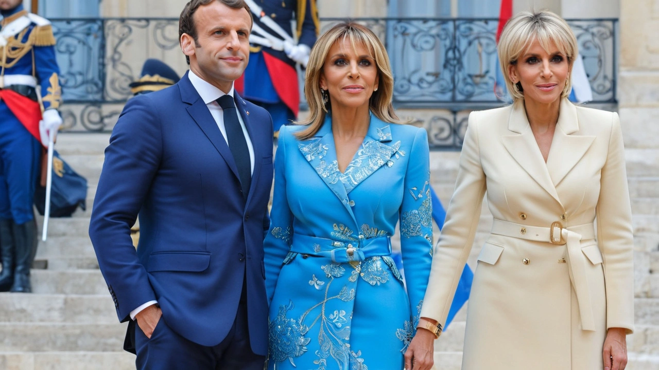 Primeira-Dama do Brasil Janja da Silva é Recebida por Macron e sua Esposa em Paris em Visita Oficial