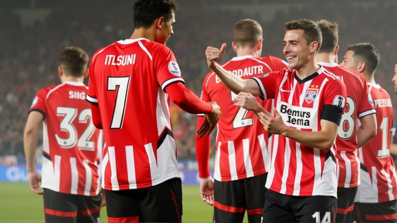 PSV Eindhoven Aplasta Girona com Vitória Expressiva na Liga dos Campeões